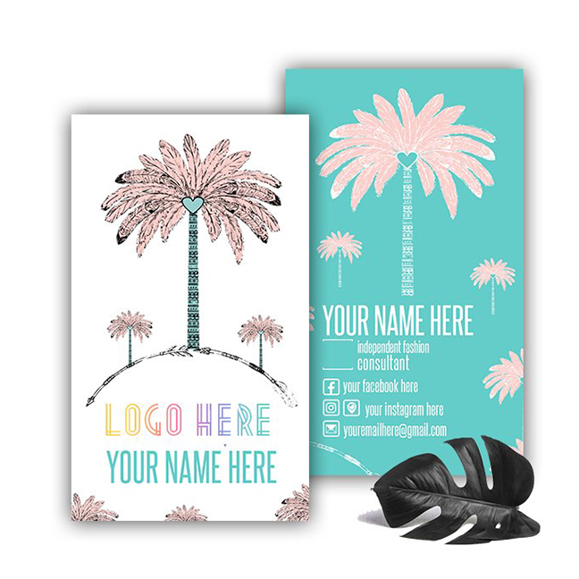 Palm Tree Business Card