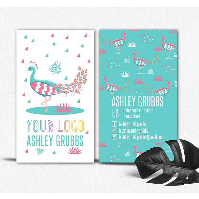 Peacock Business Card
