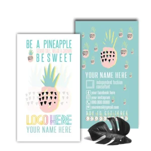 Pineapple Pastel Punch Business Card