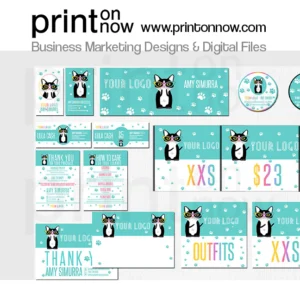 Cat with Glasses Business Marketing Bundle