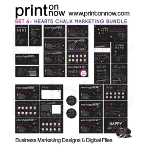 Nail Consultant Black Business Marketing Bundle