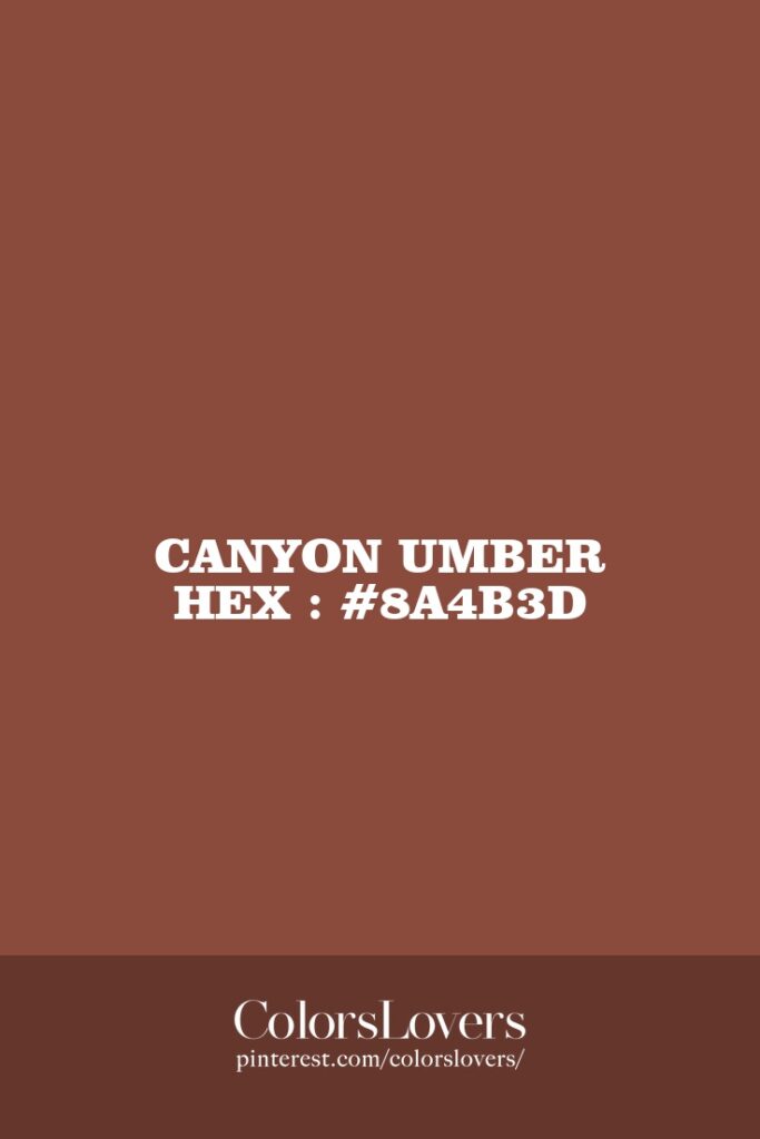 Canyon Umber