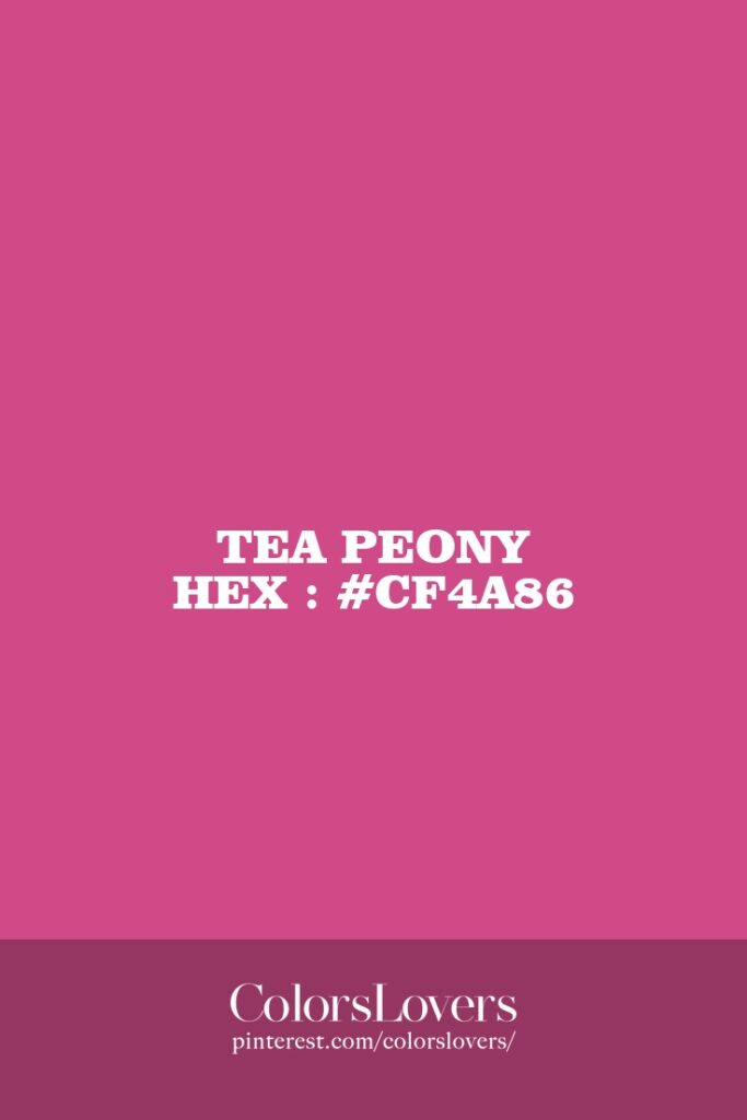 Tea Peony