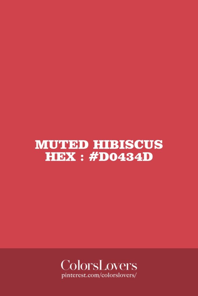 Muted Hibiscus