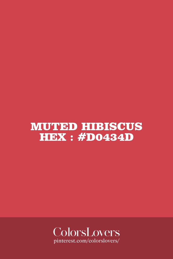 Muted Hibiscus