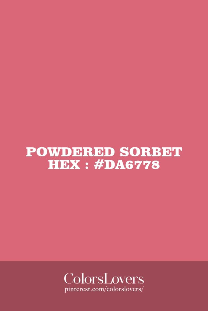 Powdered Sorbet