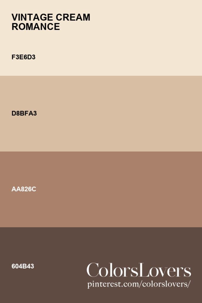 Palette 010 Vintage Cream Romance