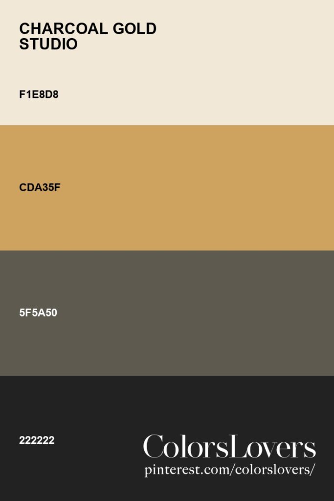 Palette 033 Charcoal Gold Studio