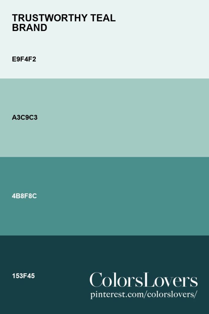 Palette 037 Trustworthy Teal Brand