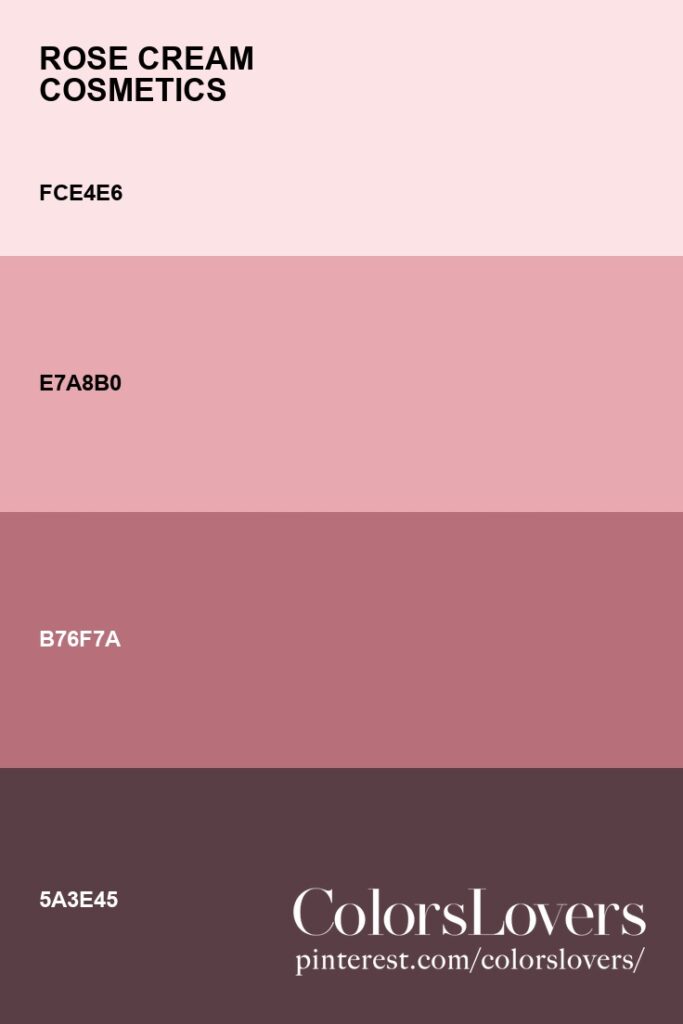 Palette 061 Rose Cream Cosmetics