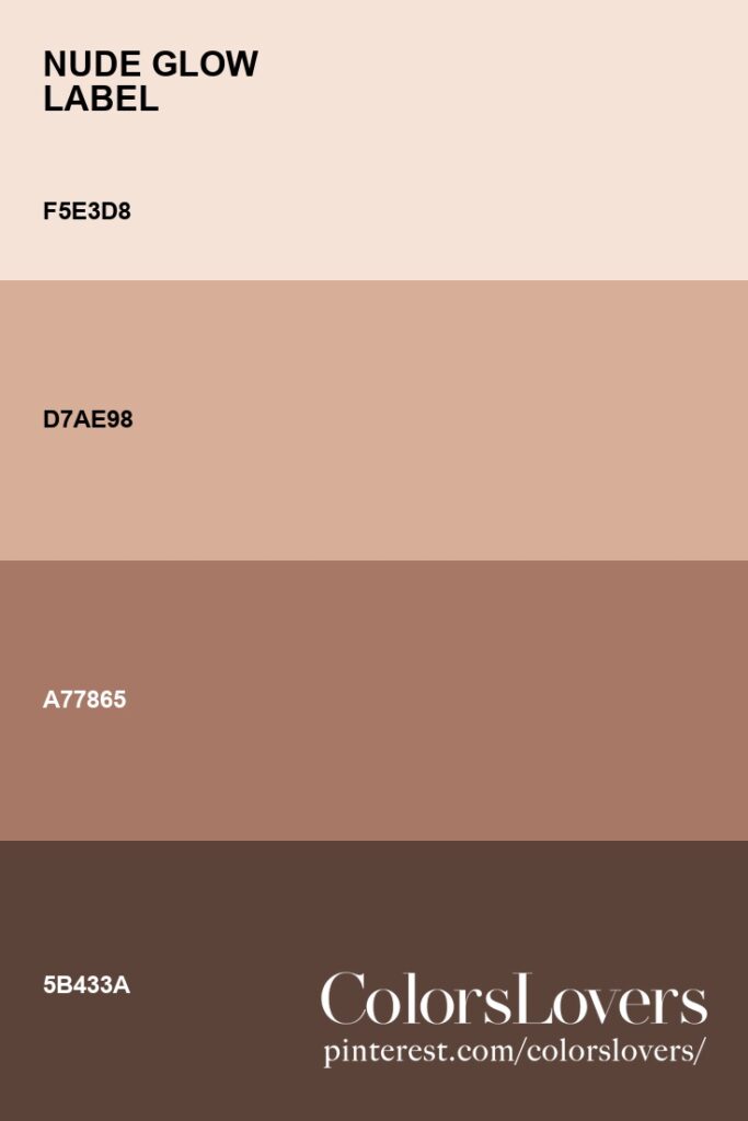 Palette 062 Nude Glow Label