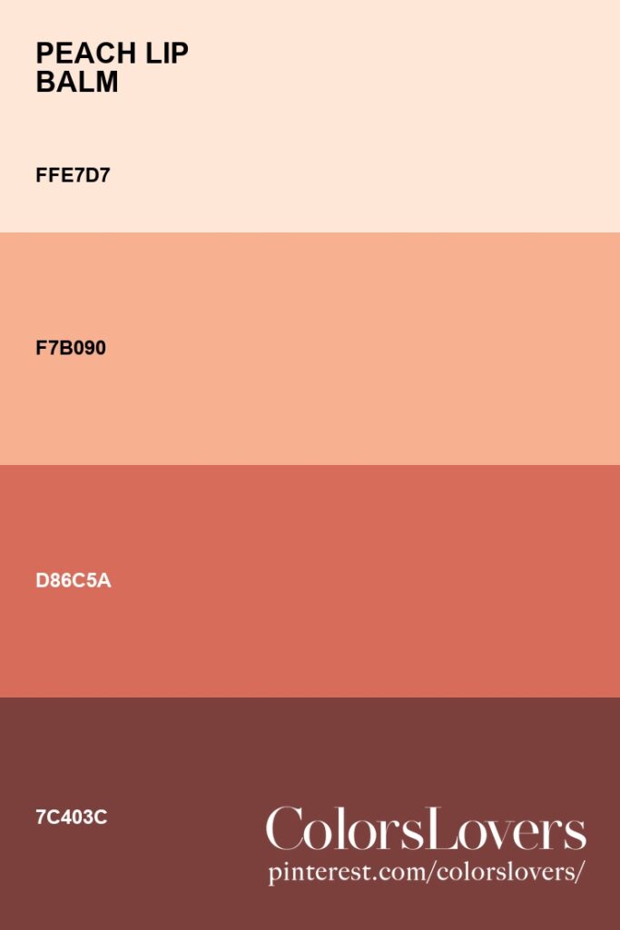 Palette 065 Peach Lip Balm