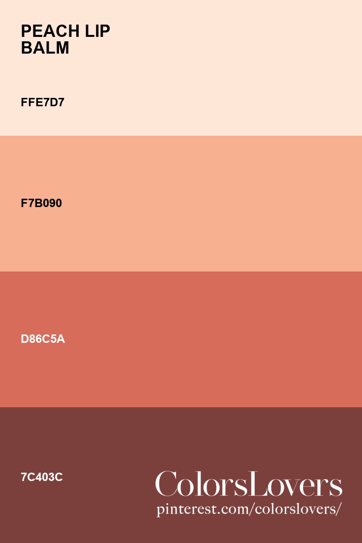 Palette 065 Peach Lip Balm