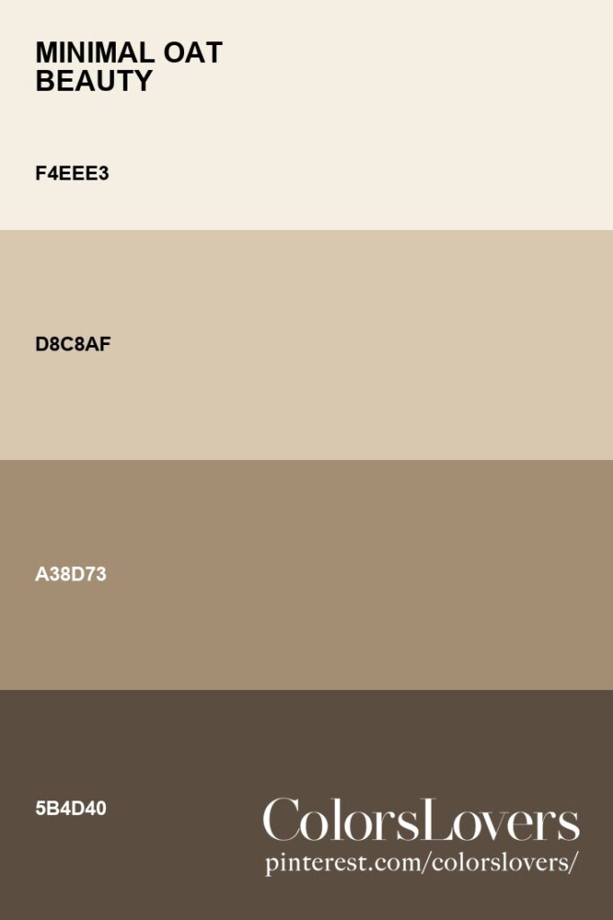 Palette 070 Minimal Oat Beauty