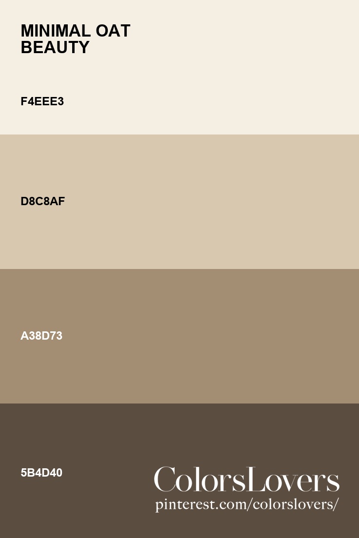 Palette 070 Minimal Oat Beauty