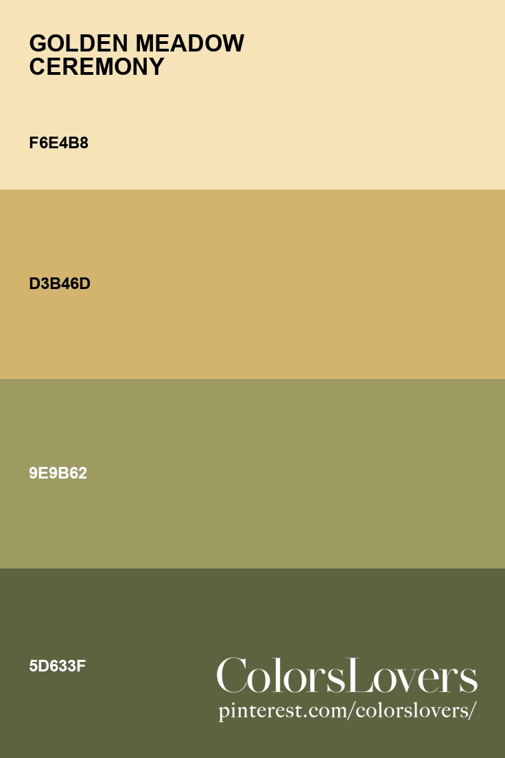 Palette 009 Golden Meadow Ceremony