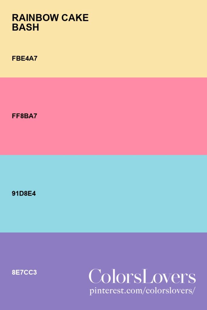 Palette 012 Rainbow Cake Bash