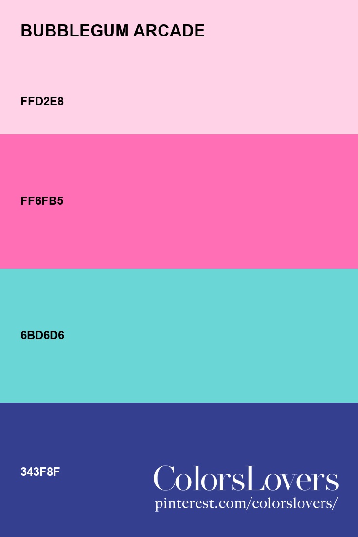 Palette 013 Bubblegum Arcade