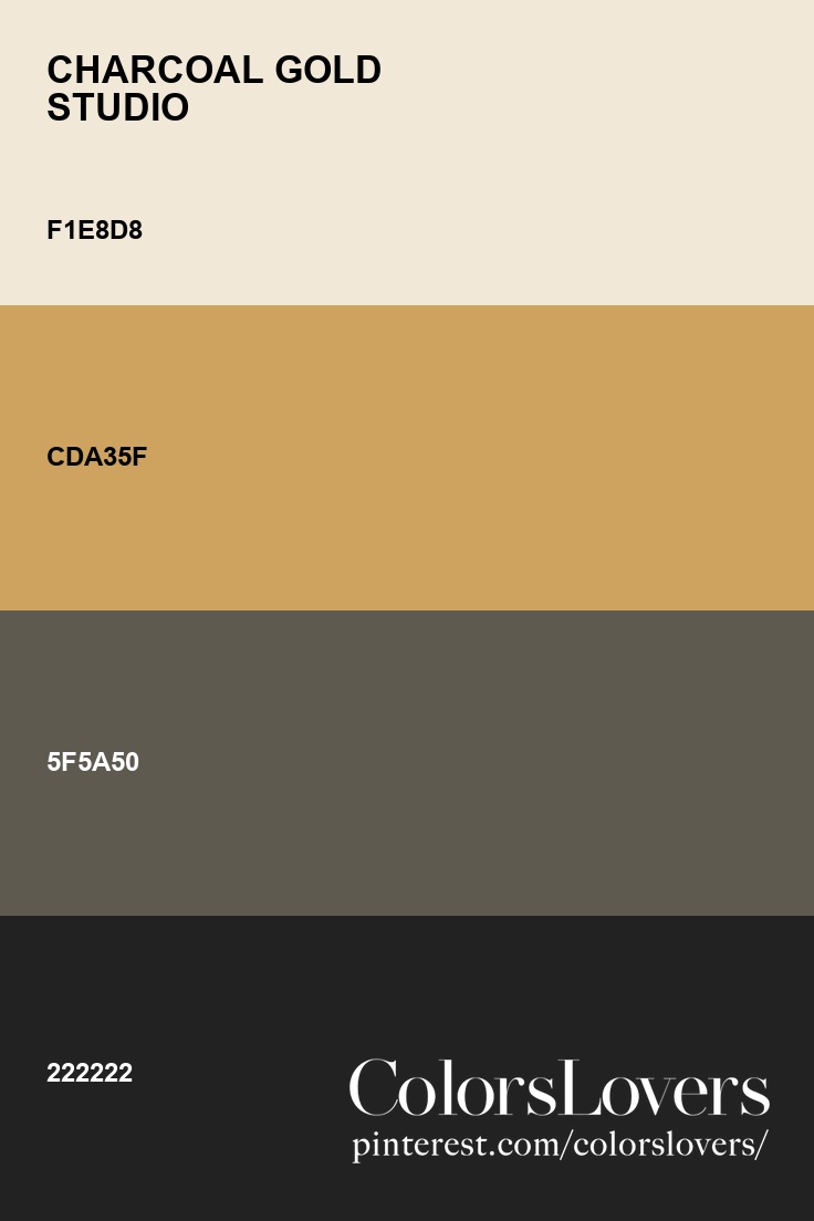 Palette 033 Charcoal Gold Studio
