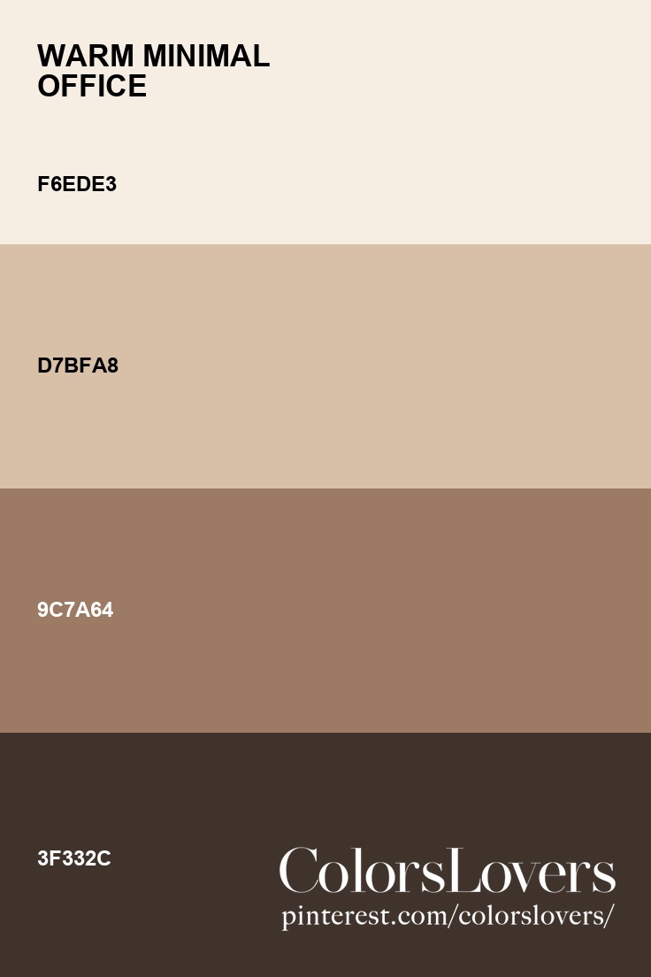 Palette 036 Warm Minimal Office