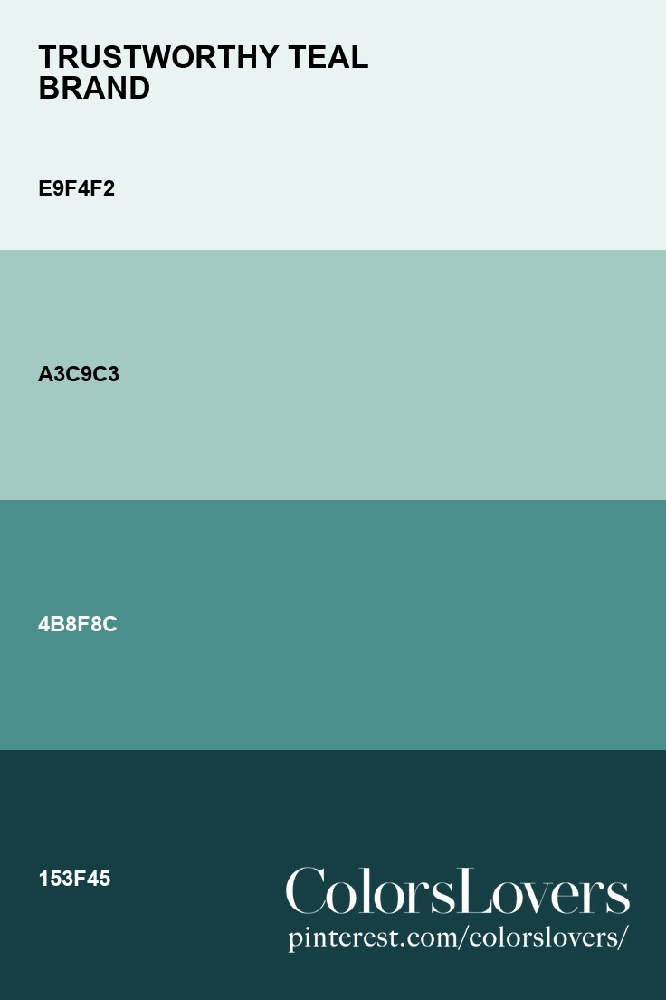 Palette 037 Trustworthy Teal Brand