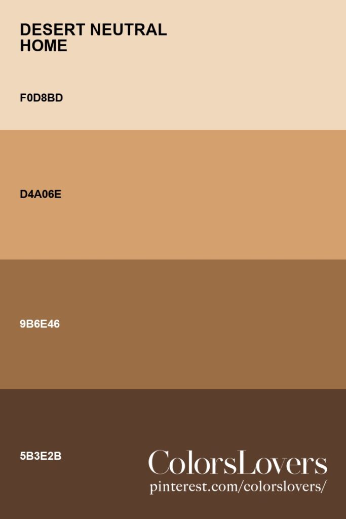 Palette 059 Desert Neutral Home