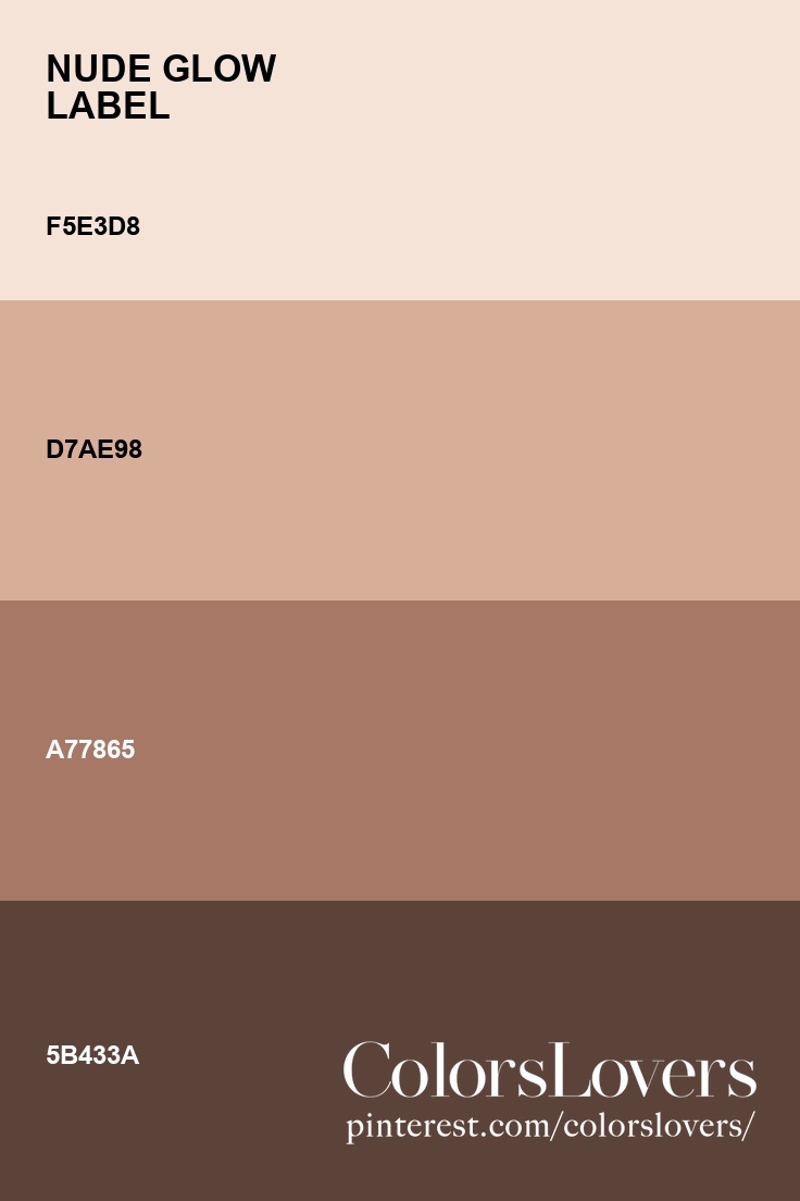 Palette 062 Nude Glow Label